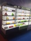 Refrigeradores de la cubierta abierta de la exhibición de Vegetalbe de la fruta del supermercado ahorros de energía