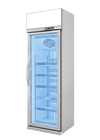 5 capas del solo de la puerta de 450L del acero revestido plástico del supermercado congelador comercial de la exhibición