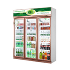 Equipo de refrigeración de cristal de alta calidad de la puerta de la bebida de la exhibición comercial del refrigerador