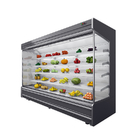 3m de superficie abierta de varios pisos de los supermercados de refrigeración de la pantalla de refrigeración para la leche
