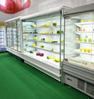 R404a / Refrigerador abierto de R134 Multideck/tipo de enfriamiento de la fan del refrigerador de la exhibición del supermercado