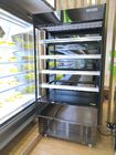 Mini refrigerador abierto comercial de Multideck con el compresor de Corpeland o de Pansonic