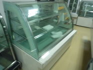 Congelador de cristal 1100Watt de la exhibición de la torta