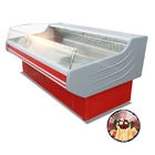 Color modificado para requisitos particulares refrigerante comercial del refrigerador R404a de la exhibición del carnicero