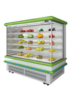 Rendimiento energético abierto comercial del refrigerador de la exhibición de la legumbre de fruta del congelador de la exhibición de Multideck