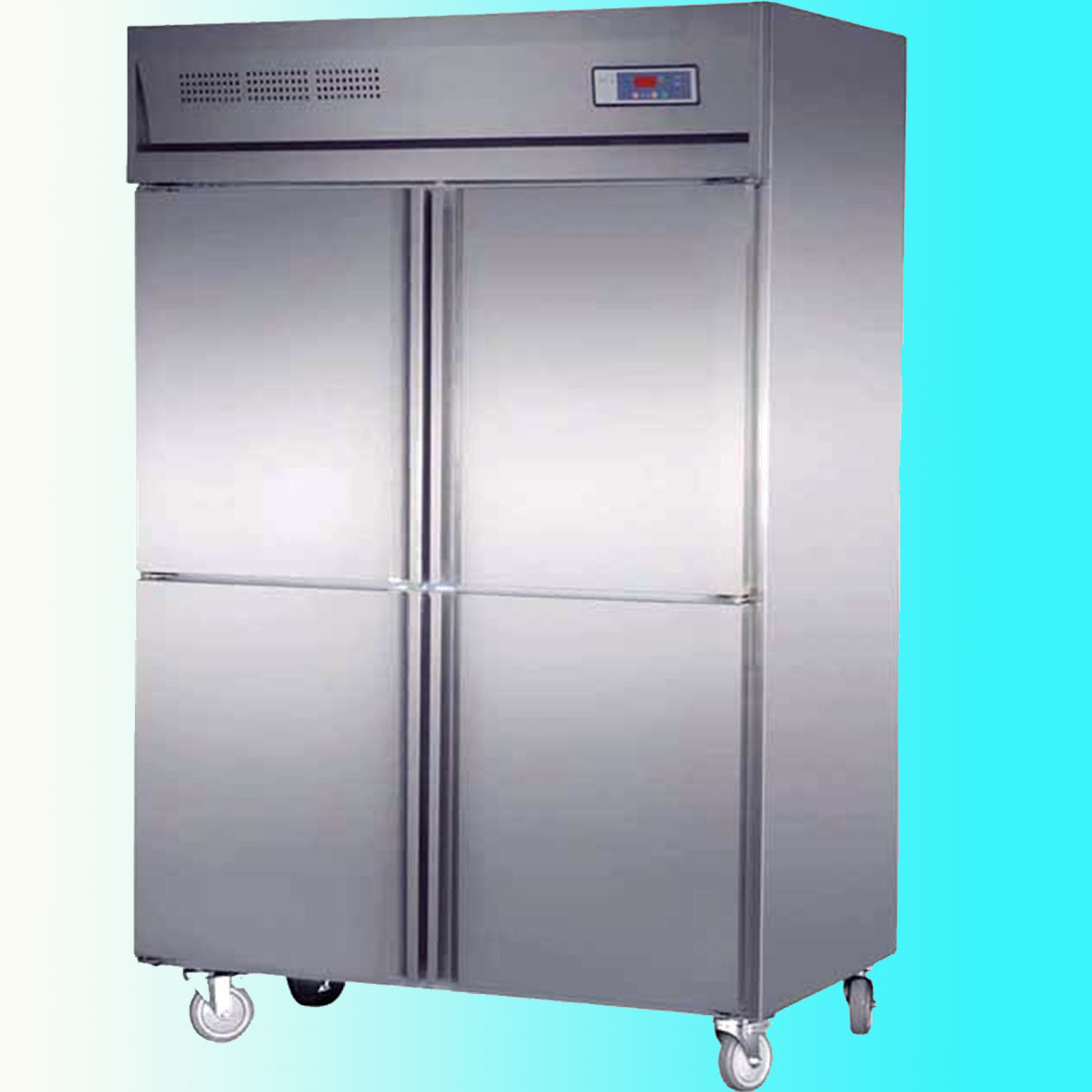 Congelador vertical comercial compacto 0°C - 10°C con el compresor de Aspera