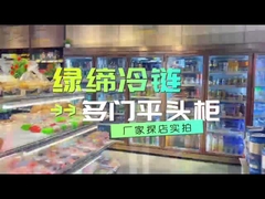 Large Supermarket Commercial Vertical Glass Door Refrigerator Remote Type