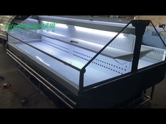Middle high fruits and vegetable display chiller with both sides