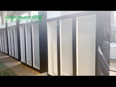 Refrigerador de la exhibición de la bebida/del licor del refrigerador de la puerta doble del congelador de refrigerador