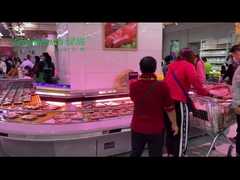 Compresor de Panasonic Display fresco de la carne más frío 1200 * 1180 * 930mm