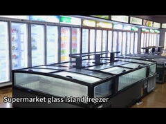 Comprar congelador comercial de gran capacidad con interior de aluminio de descongelación automática de -18~-22 grados