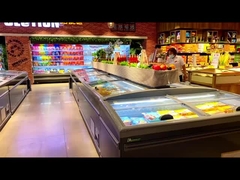 Frigorífico de pantalla de múltiples pisos / Vitrina de pantalla de frutas y verduras / Chiller de pantalla comercial