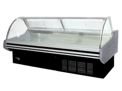 Display de carne de carnicero, refrigerador, muebles de delicias