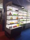 El refrigerador/el estante abiertos de Multideck de la tienda de Glocery ajustó el refrigerador de la exhibición de Multideck