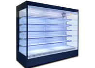 La refrigeración rápida Multideck comercial exhibe a Front Chiller Low Noise abierto