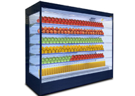 Refrigerador abierto de la cubierta multi del refrigerador del supermercado para la legumbre de fruta de la exhibición