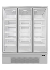 Congelador de refrigerador vertical comercial de la exhibición del supermercado de la congelación rápida para la comida congelada