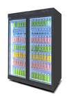 Cabeza plana de la bebida de Eco del supermercado del refrigerador de la exhibición del refrigerador comercial amistoso del vino