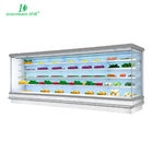 La verdura comercial refrigeró el enfriamiento abierto de la fan del refrigerador de la vitrina