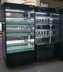 Refrigerador abierto de Multideck de la tienda del estante ajustable con el compresor R404a/R134 de DANFOSS