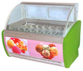 Vitrina portátil del helado de los polos con la unidad de visualización opcional de las bandejas/del helado