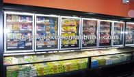 El anuncio publicitario combinó las puertas 1600w del congelador seis de Frige para el supermercado