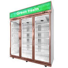 Refrigerador de cristal comercial de la puerta del supermercado vertical R134