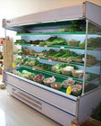 Modifique el refrigerador abierto ajustable de Multideck para requisitos particulares, refrigeradores de las bebidas de la bebida para la tienda