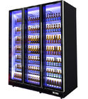 Puerta de cristal de Multideck del refrigerador del refrigerador de vino del refrigerador del hotel de la barra de la moda