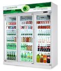 Refrigerador comercial vertical de la bebida para las bebidas frías/refrigerador de la exhibición de Pepsi con la puerta de cristal