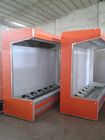 Sistema de enfriamiento remoto del refrigerador de Multideck de la fruta y verdura del color anaranjado abierto de 3M