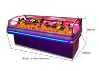 Refrigerador horizontal del congelador de la carne de las vitrinas de la carne del supermercado