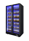 Refrigerador comercial de la exhibición de la cerveza de la bebida del congelador de la bebida de R404a