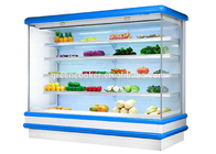 escaparate vertical Multideck del supermercado abierto grande del refrigerador de 3600L