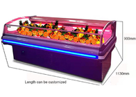 Carnicero comercial Showcase de los refrigeradores de la exhibición de la carne del congelador de la exhibición de la carne del estilo de Europa
