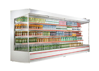 El refrigerador abierto de R22 Multideck fruta refrigerador abierto de la exhibición de la legumbre para la bebida