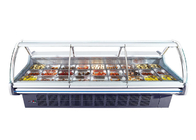 La tienda de delicatessen del gabinete de la comida de la capacidad grande exhibe el color del tamaño del refrigerador del congelador modificado para requisitos particulares