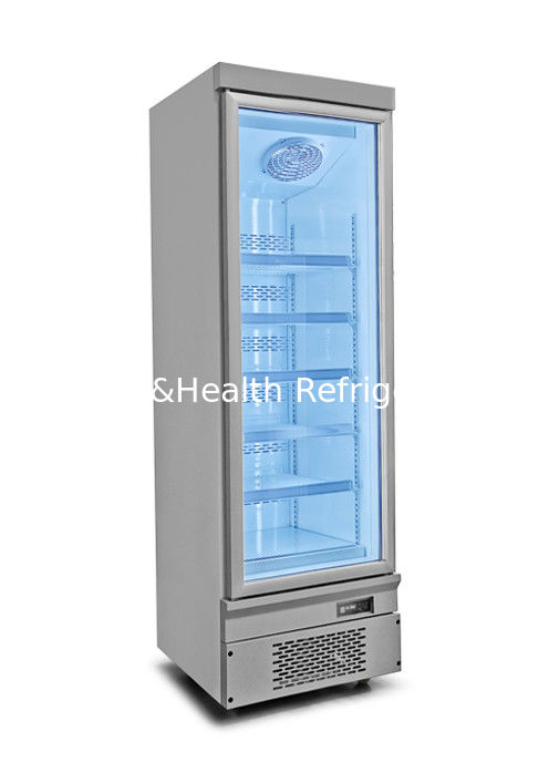 Aduana comercial de la fábrica del congelador de la exhibición de la puerta de cristal 5 capas ajustables