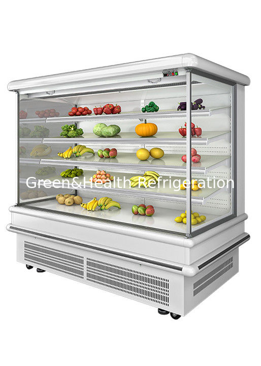2.5m Supermercado Multidek Open Chiller con refrigeración dinámica del ventilador y descongelamiento automático para el refrigerador de pantalla de pared
