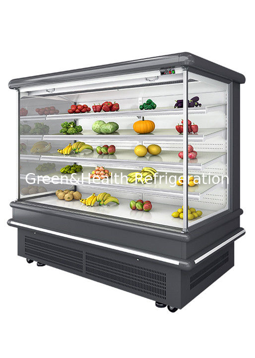 2.5m Supermercado Multidek Open Chiller con refrigeración dinámica del ventilador y descongelamiento automático para el refrigerador de pantalla de pared