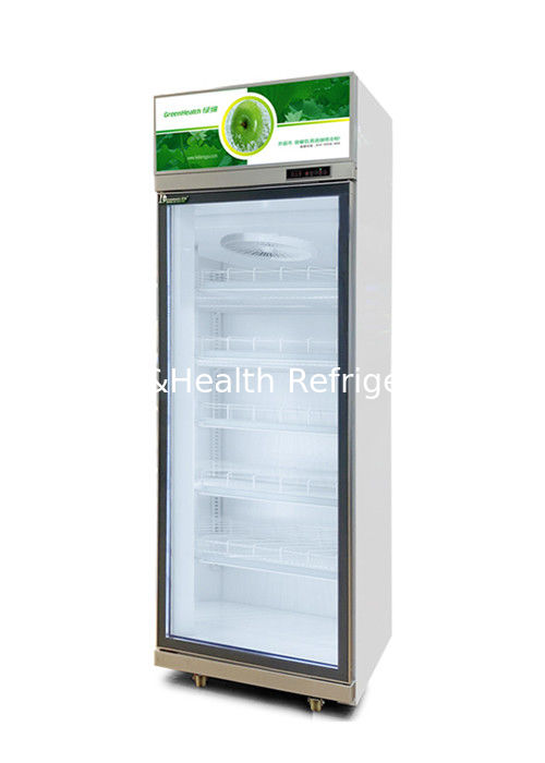 Enfriador de bebidas comercial con puerta de vidrio triple de 1050 W de potencia y capacidad de 1530 L para supermercados