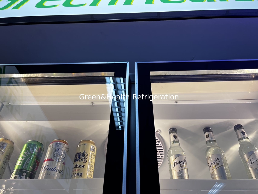 No hay caja de luz superior 740L CCC Auto descongelamiento de bebidas y vino refrigerador