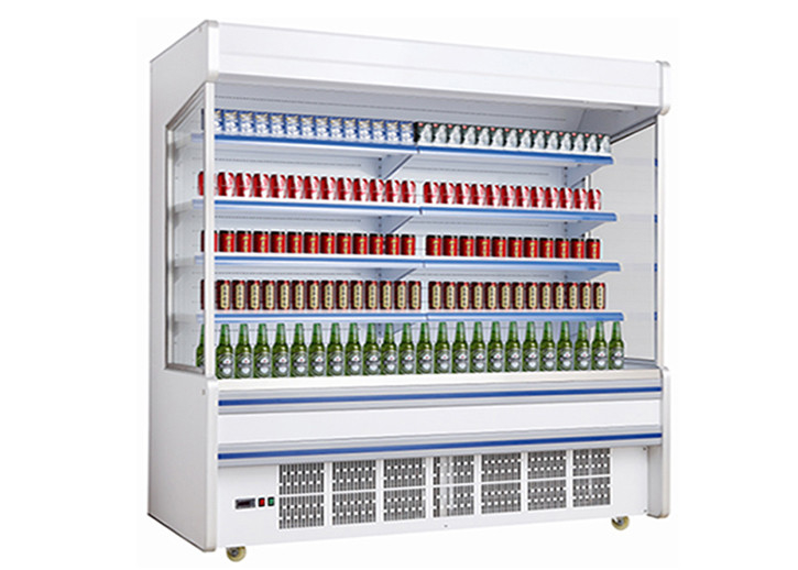 2Refrigerador comercial abierto para exhibición de mercadería