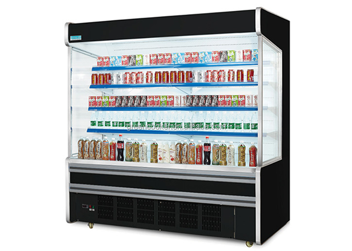 2Refrigerador comercial abierto para exhibición de mercadería
