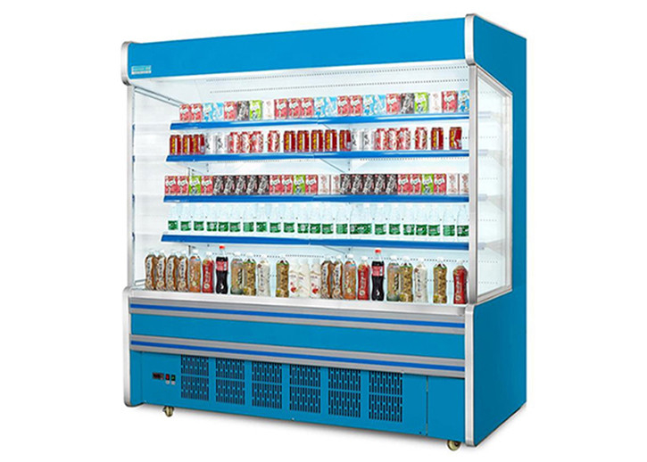 2Refrigerador comercial abierto para exhibición de mercadería