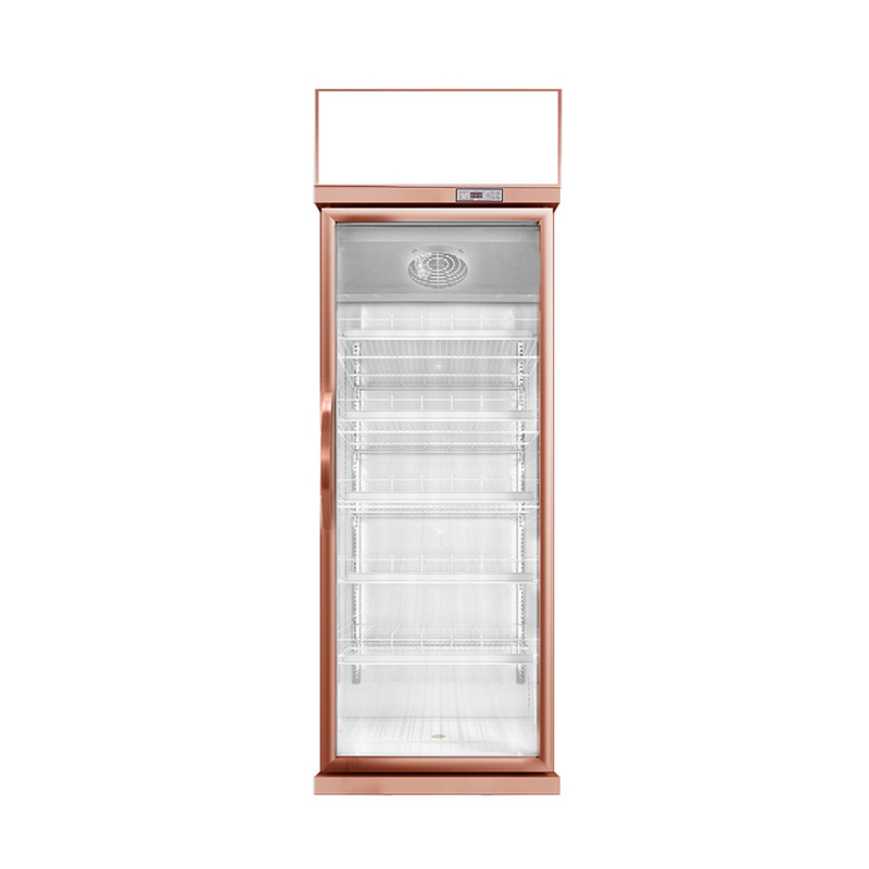 457L mini refrigerador de pantalla de puerta de vidrio 1 puerta de pantalla de congelador para el estándar de EE.UU. 17 Cu.Ft
