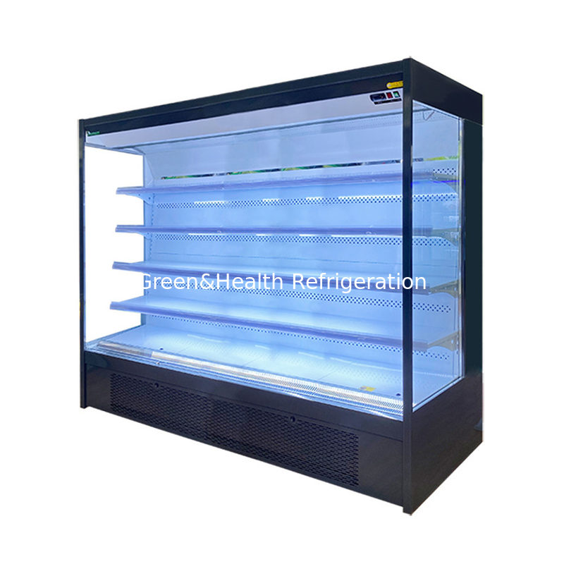 Espacios comerciales Chiller abierto de pisos múltiples para mantener los productos frescos y frescos
