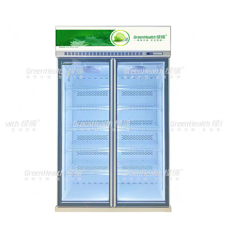 5 capas refrigerador de bebidas comerciales con controlador digital para la solución de refrigeración de supermercado