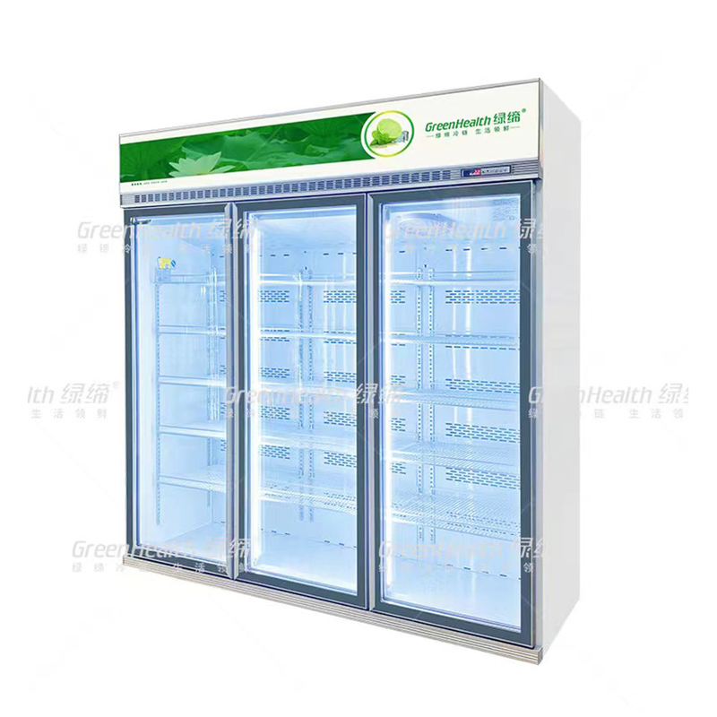 5 capas refrigerador de bebidas comerciales con controlador digital para la solución de refrigeración de supermercado