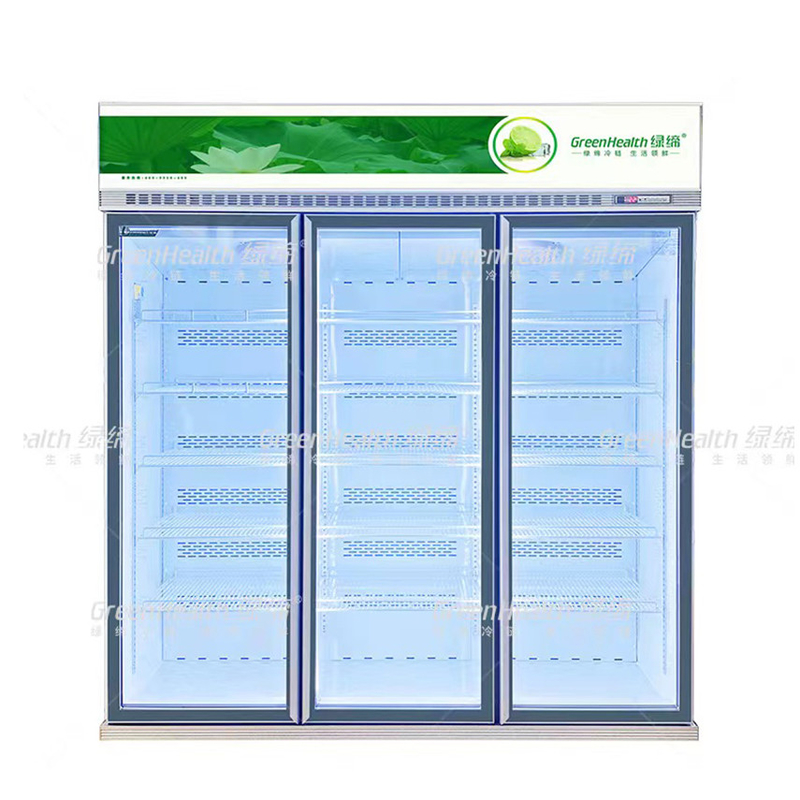 5 capas refrigerador de bebidas comerciales con controlador digital para la solución de refrigeración de supermercado